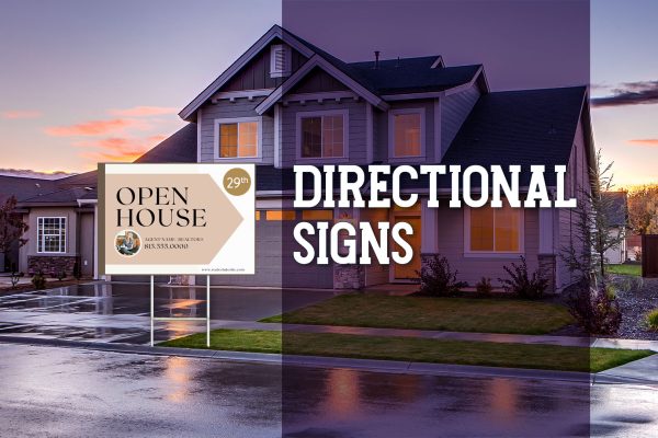 Directional Sign – Custom Shape